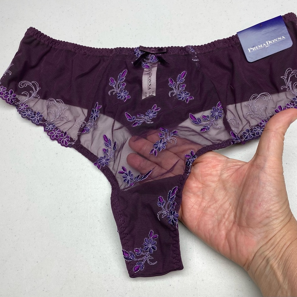 NWT PD  PURPL Sheer Thong, EU 48/ 3XL *P1000